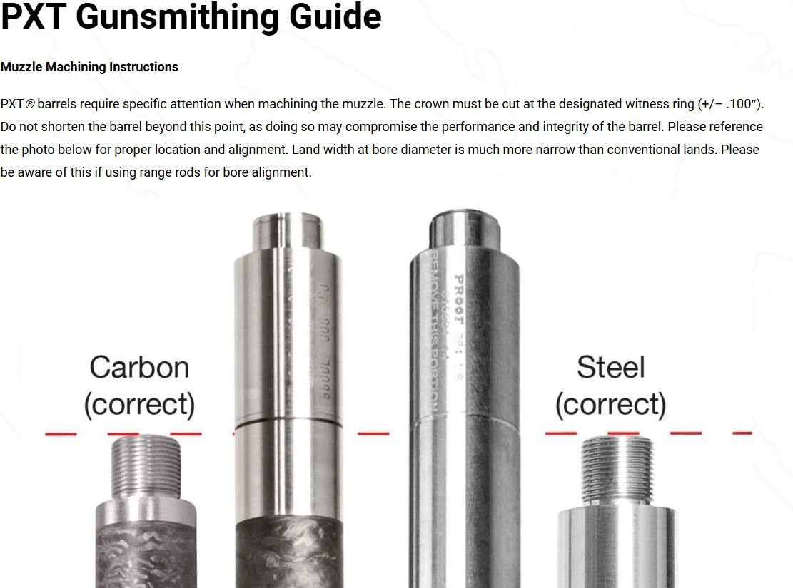 Proof PXT Gunsmith Guide